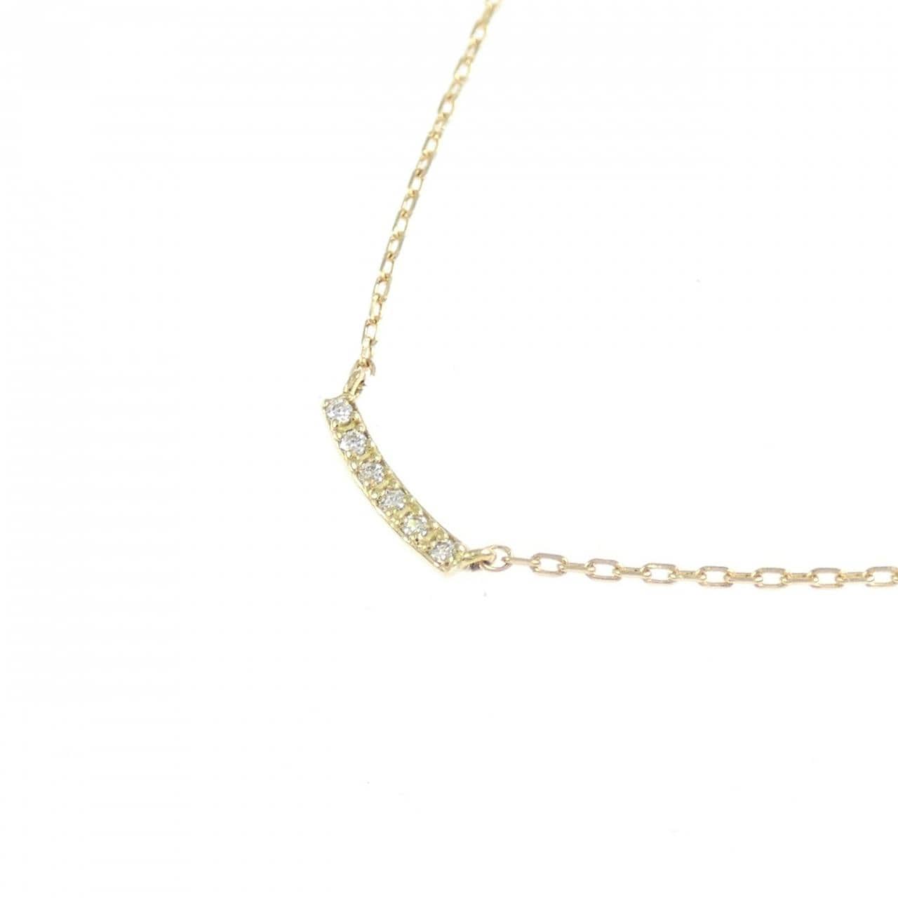 K18YG ダイヤモンド ネックレス 0.02CT