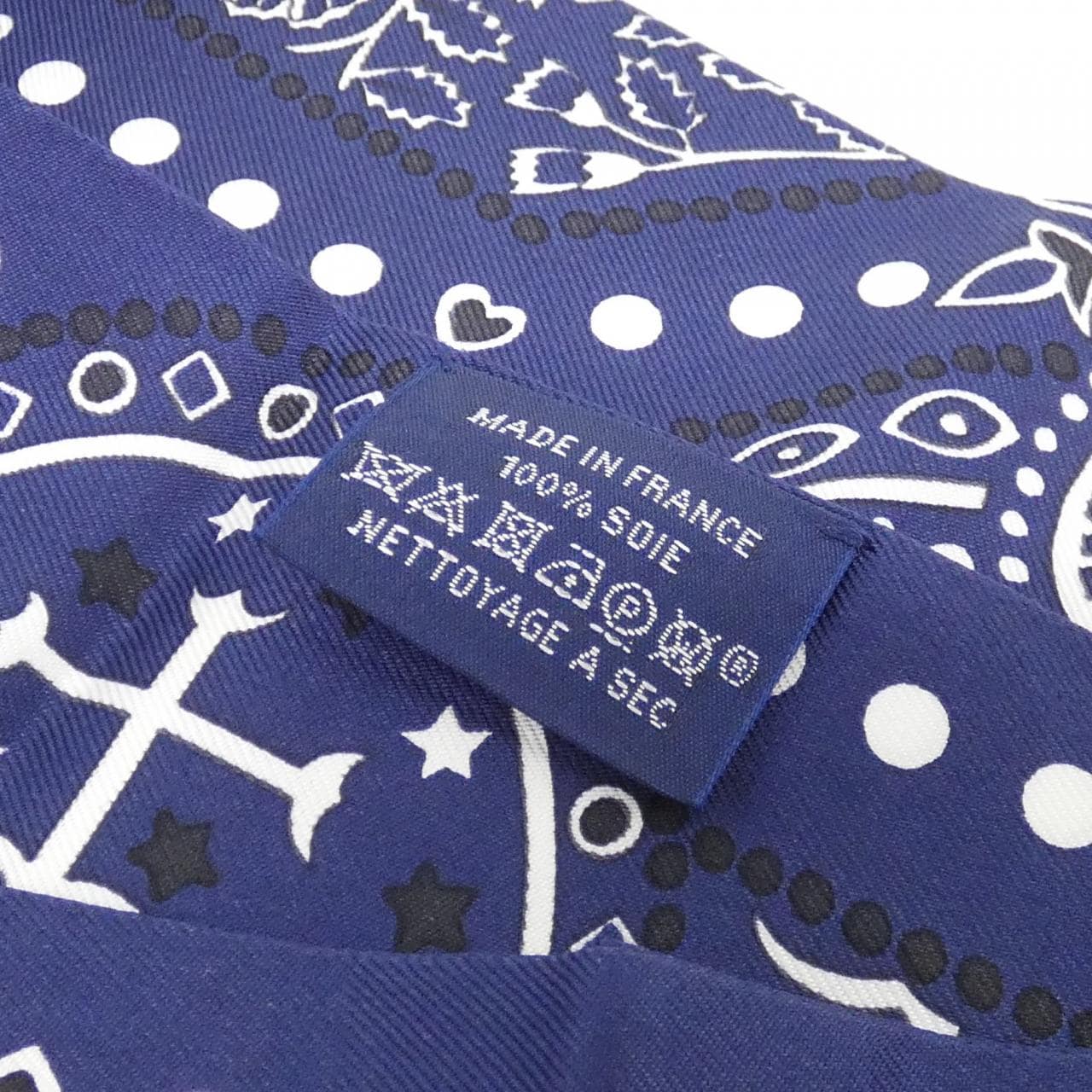 エルメス ENTRE CIEL ET MER BANDANA ツイリー 063017S スカーフ