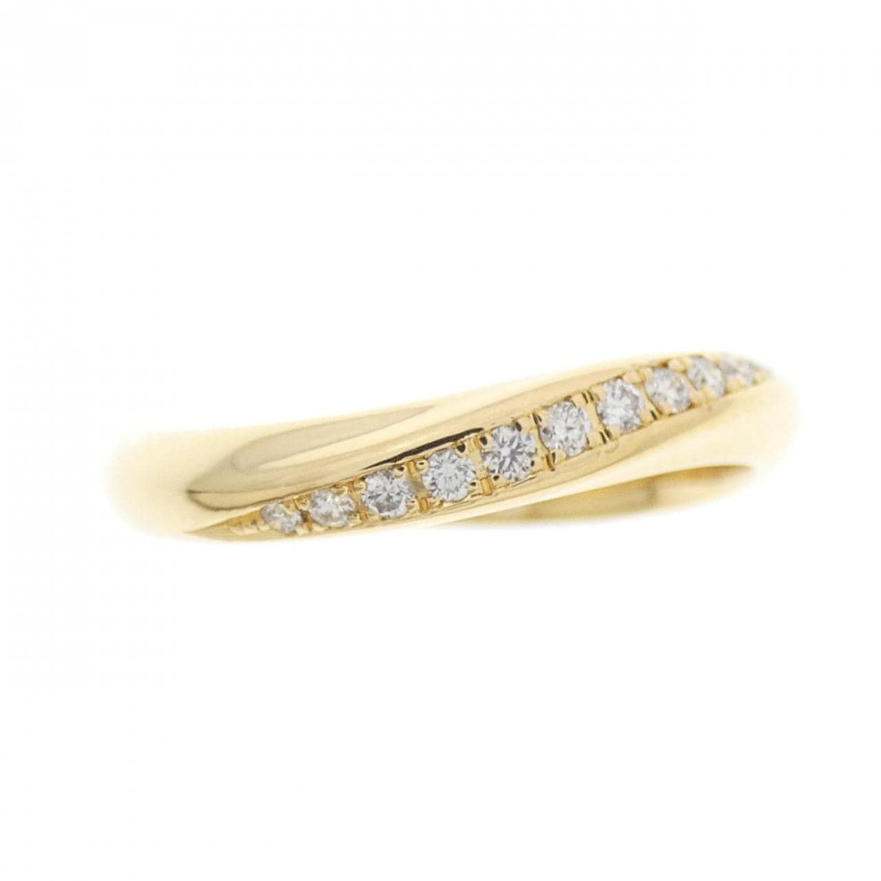 K18YG ダイヤモンド リング 0.08CT