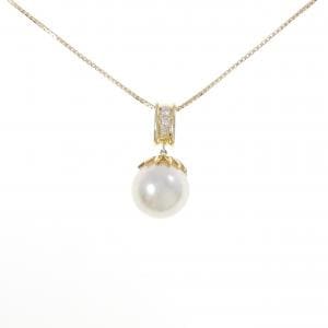 K18YG 白蝶パール ネックレス 12.1mm