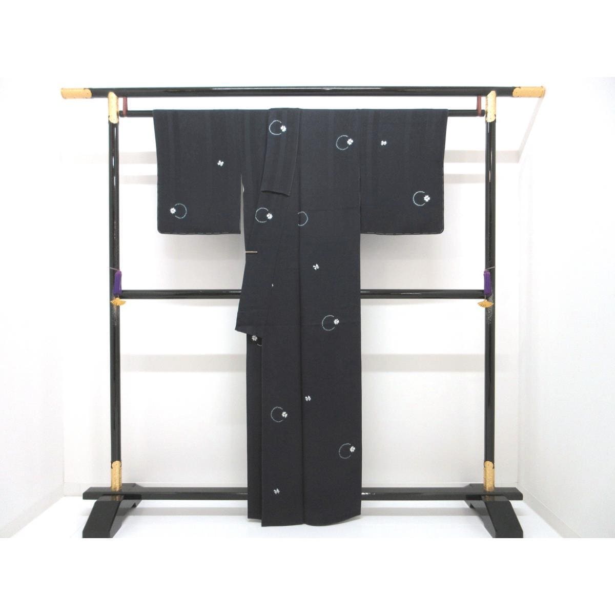 【未使用品】小紋　絞り入　身丈Ｓ寸