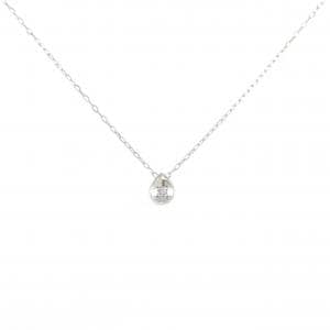 PT900/PT850 ピンクダイヤモンド ネックレス 0.02CT