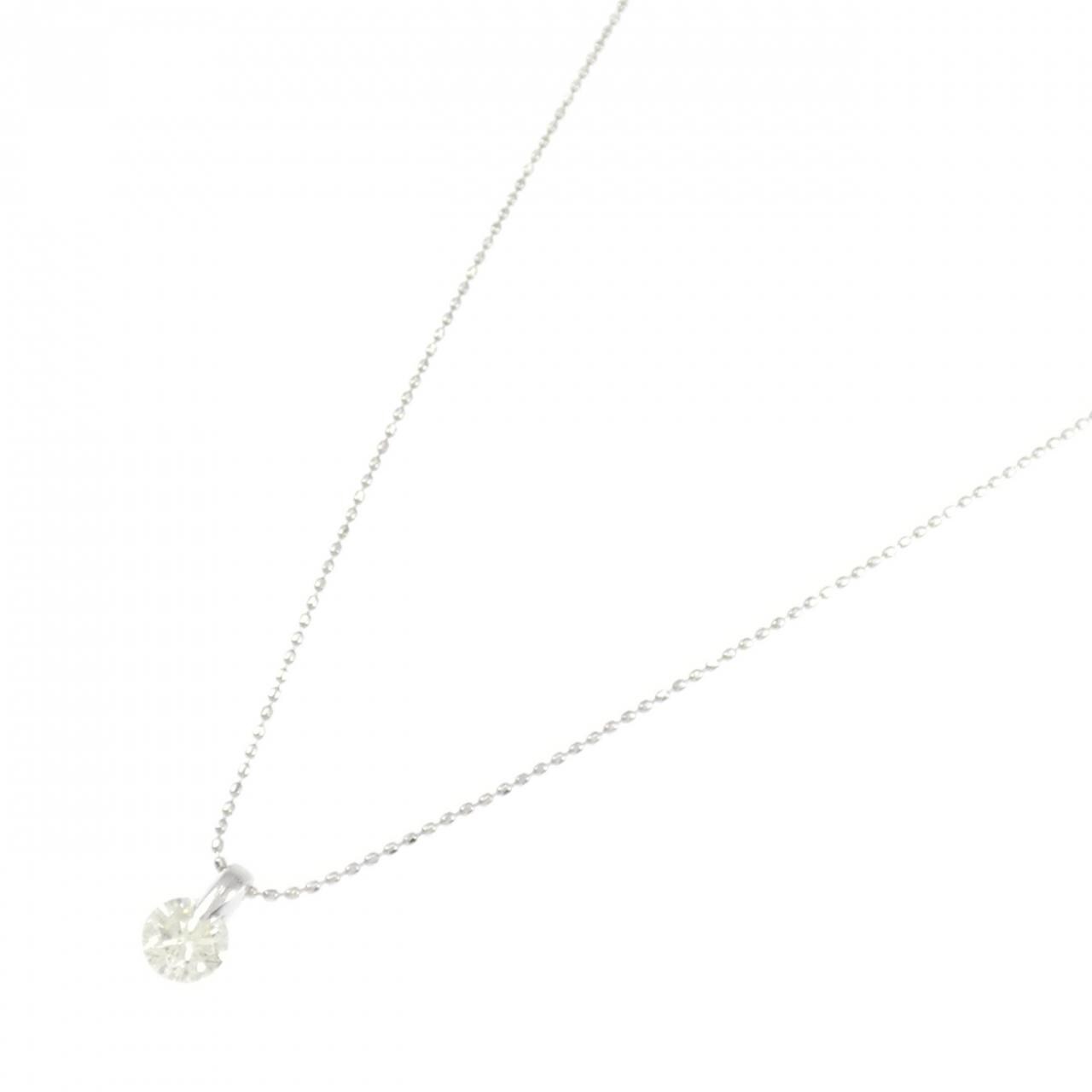 PT900/PT850 ソリティア ダイヤモンド ネックレス 0.585CT