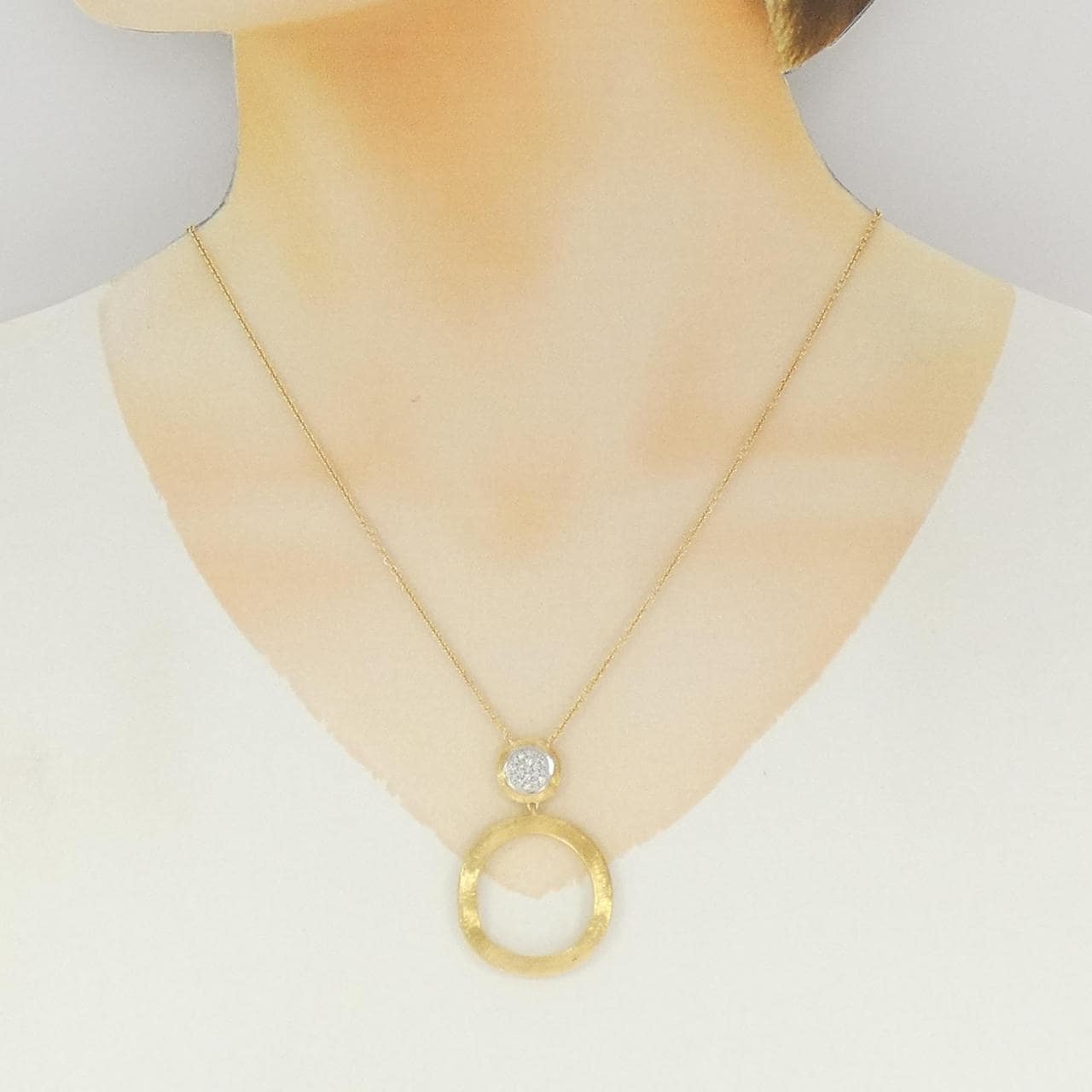 マルコ　ビチェゴ ダイヤモンド ネックレス 0.14CT