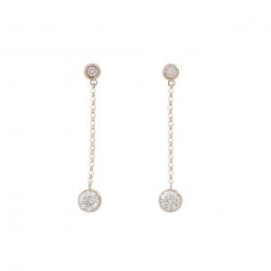 K18PG ダイヤモンド ピアス 0.60CT