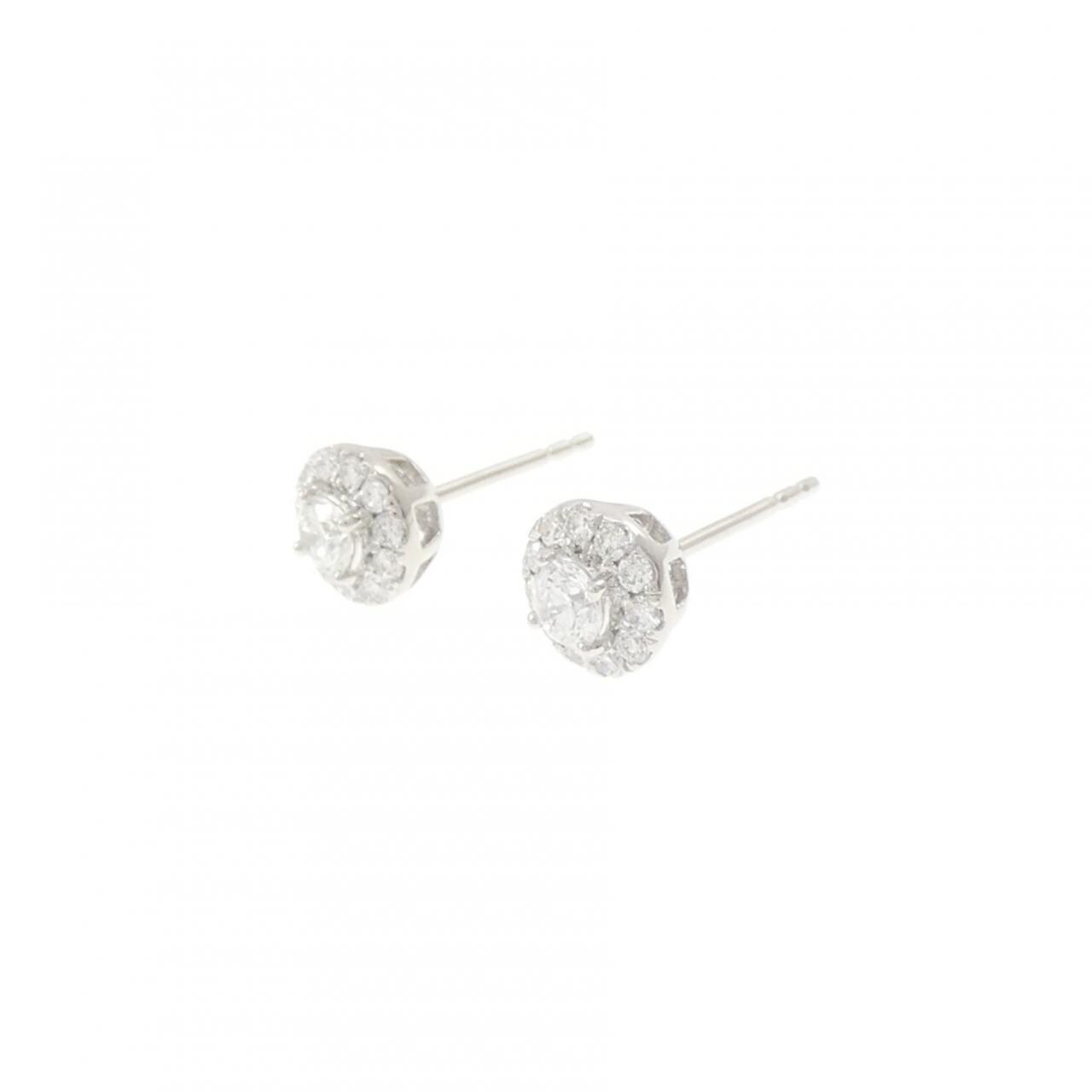 PT950/PT900 ダイヤモンド ピアス 0.50CT