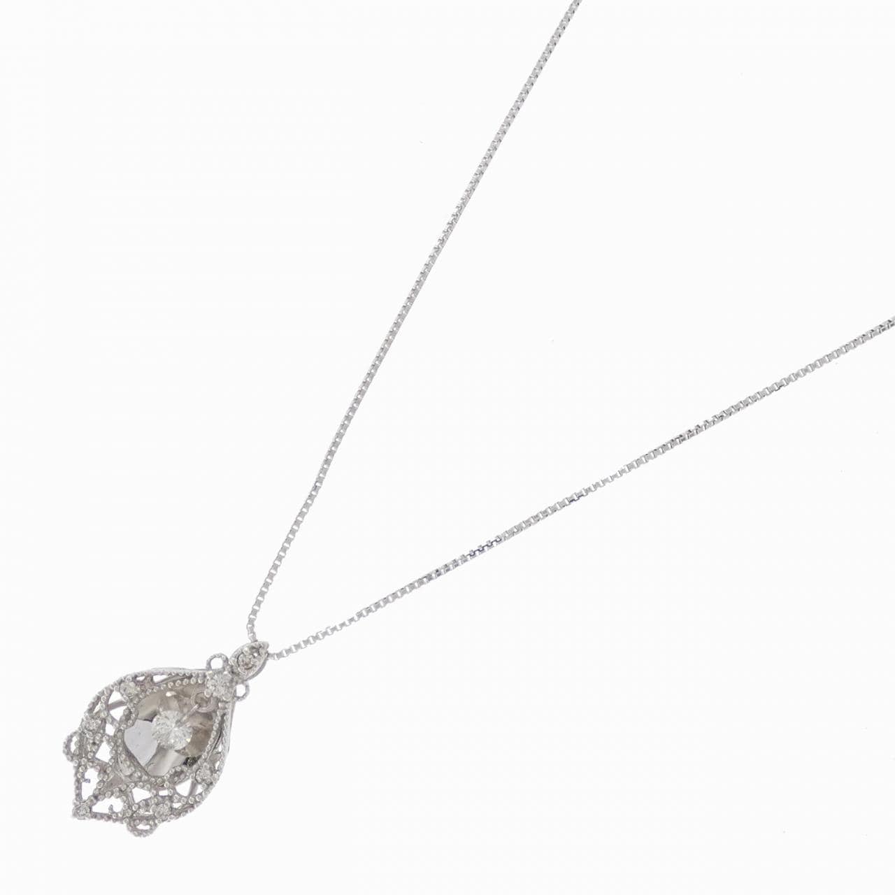 PT ダイヤモンド ネックレス 0.08CT