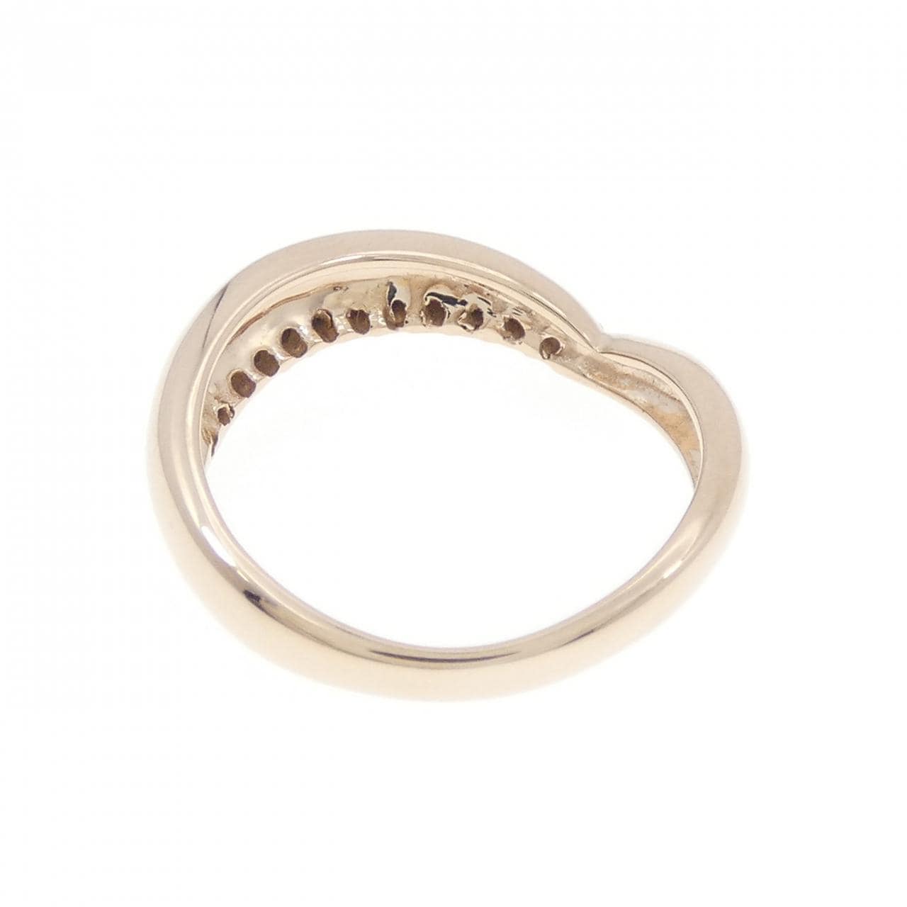 K18PG粉色钻石指0.14CT