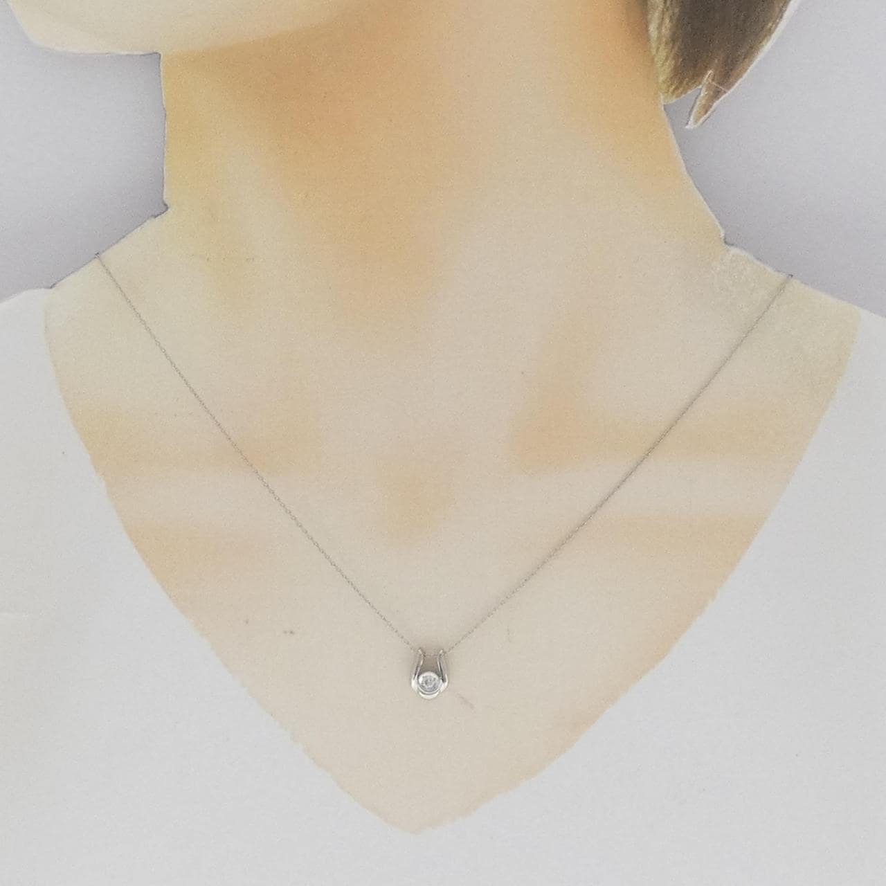 pt Diamond necklace