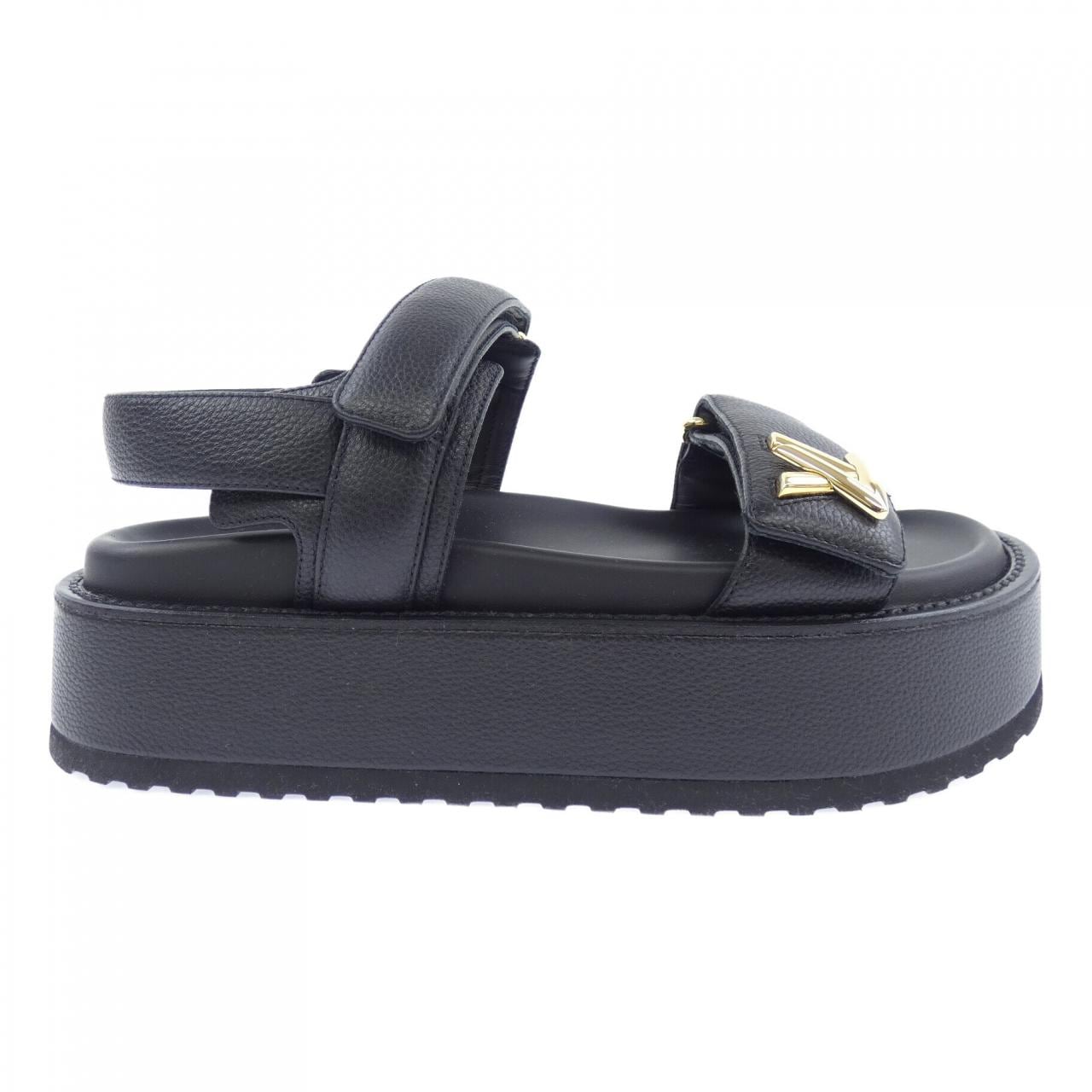 ルイヴィトン LOUIS VUITTON LVツイスト LVサンセットライン サンダル