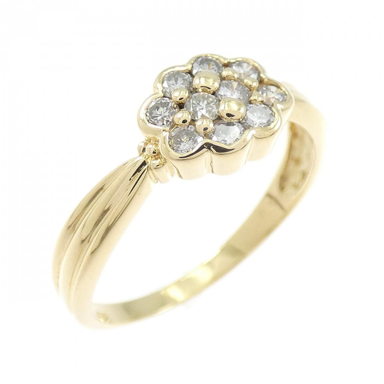 K18YG ダイヤモンド リング 0.31CT