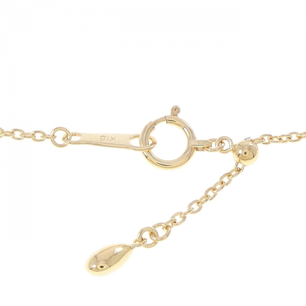 K18YG ハート ダイヤモンド ブレスレット 0.21CT