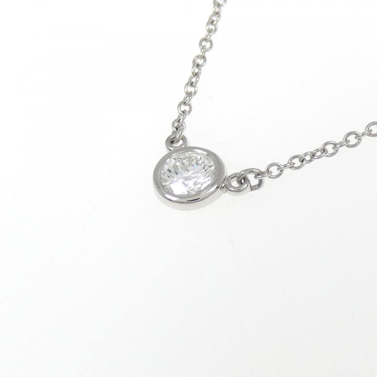 ティファニー バイザヤード ネックレス 0.20CT F VS1 3EXT