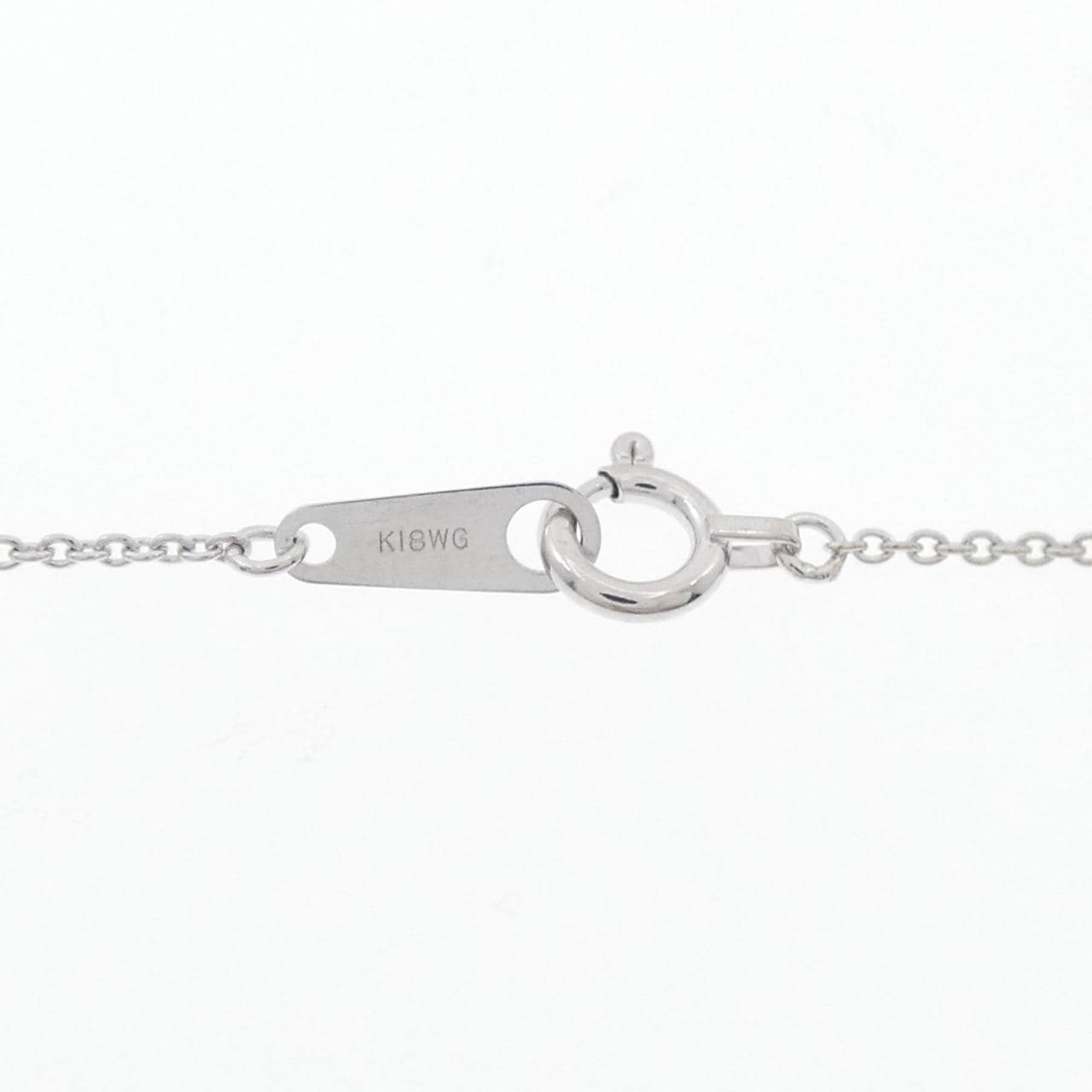 PT/K18WG Cross Diamond Necklace 0.30CT