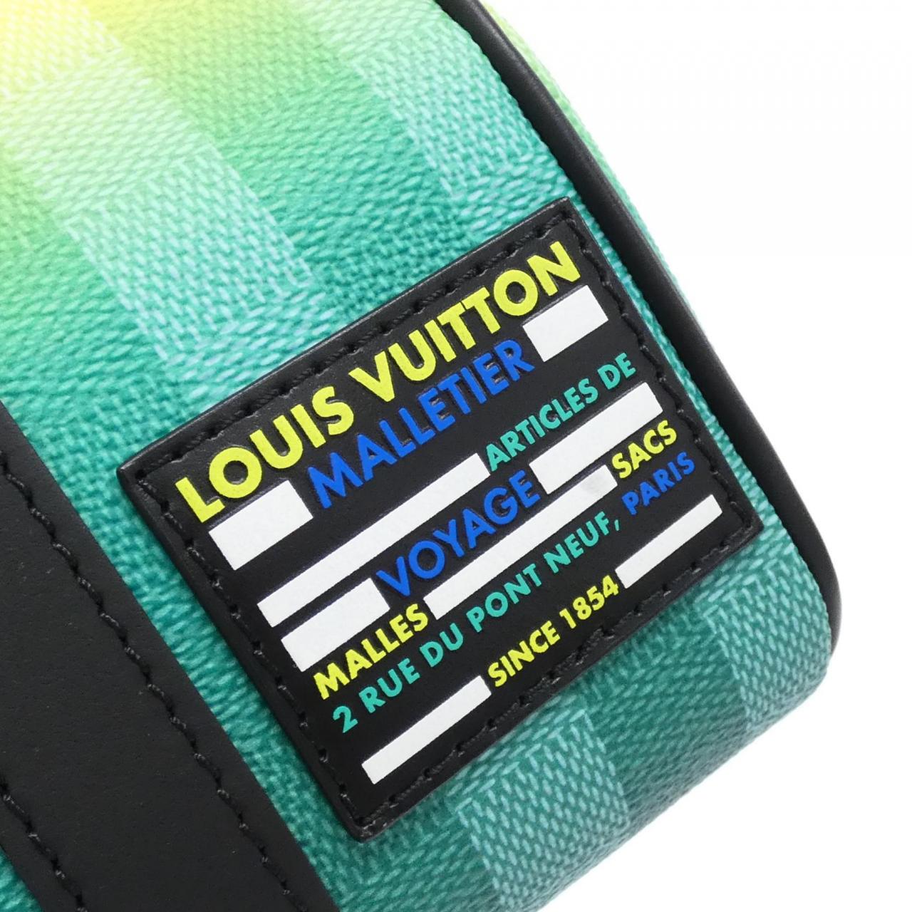 LOUIS VUITTON Day Break (Damier Stripe) Keepall XS M59949 Boston Bag
