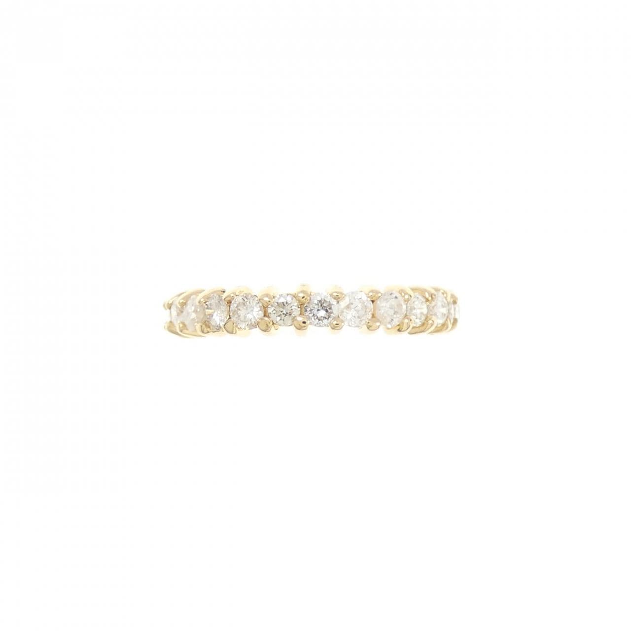 K18YG ダイヤモンド ピンキー リング