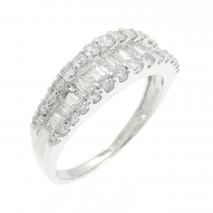K18WG ダイヤモンド リング 1.00CT