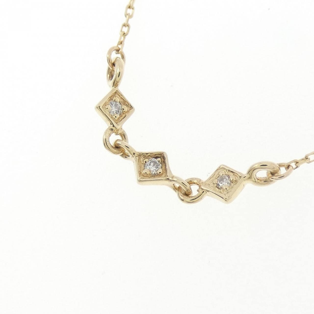 K10YG ダイヤモンド ネックレス