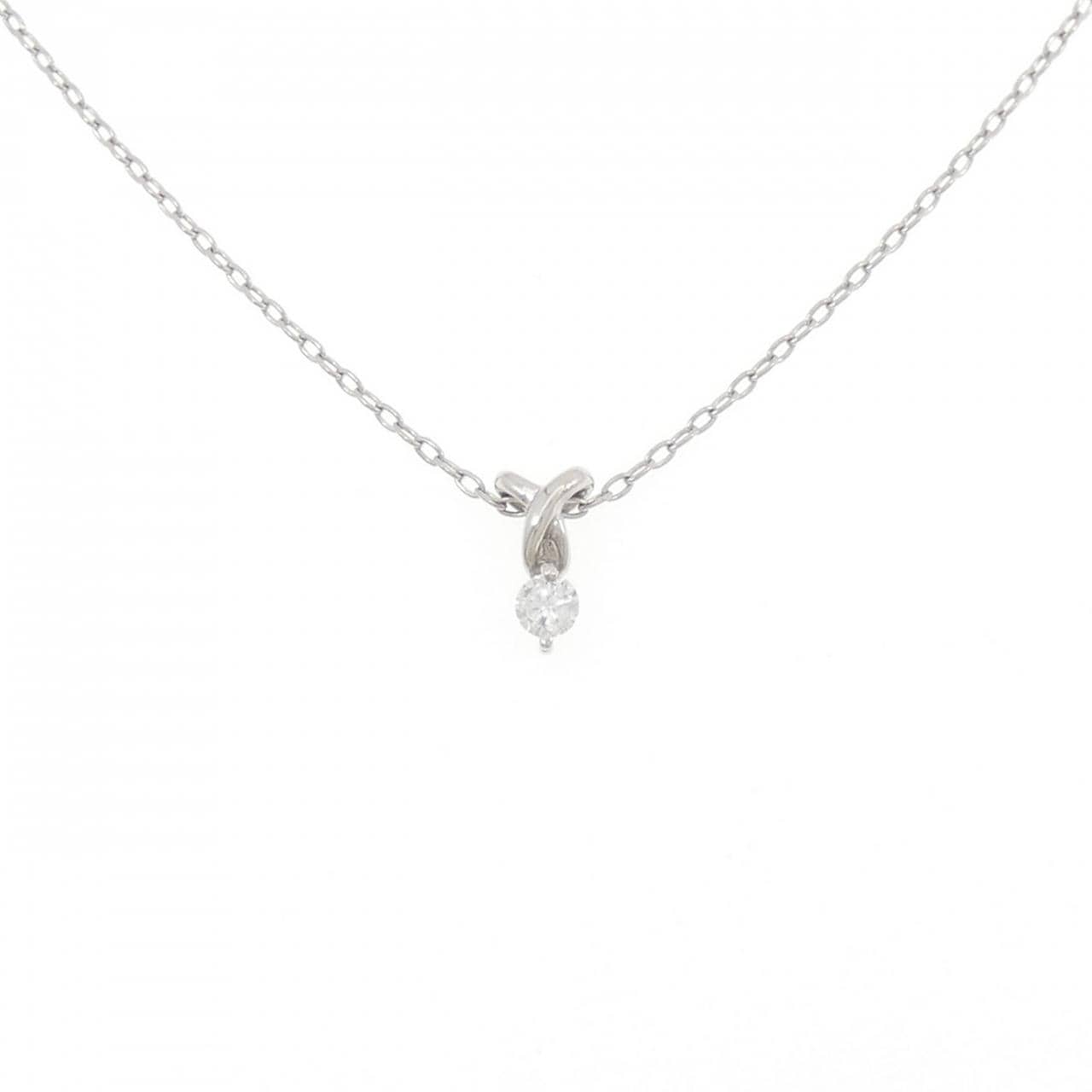 PT900/PT850 ダイヤモンド ネックレス 0.10CT