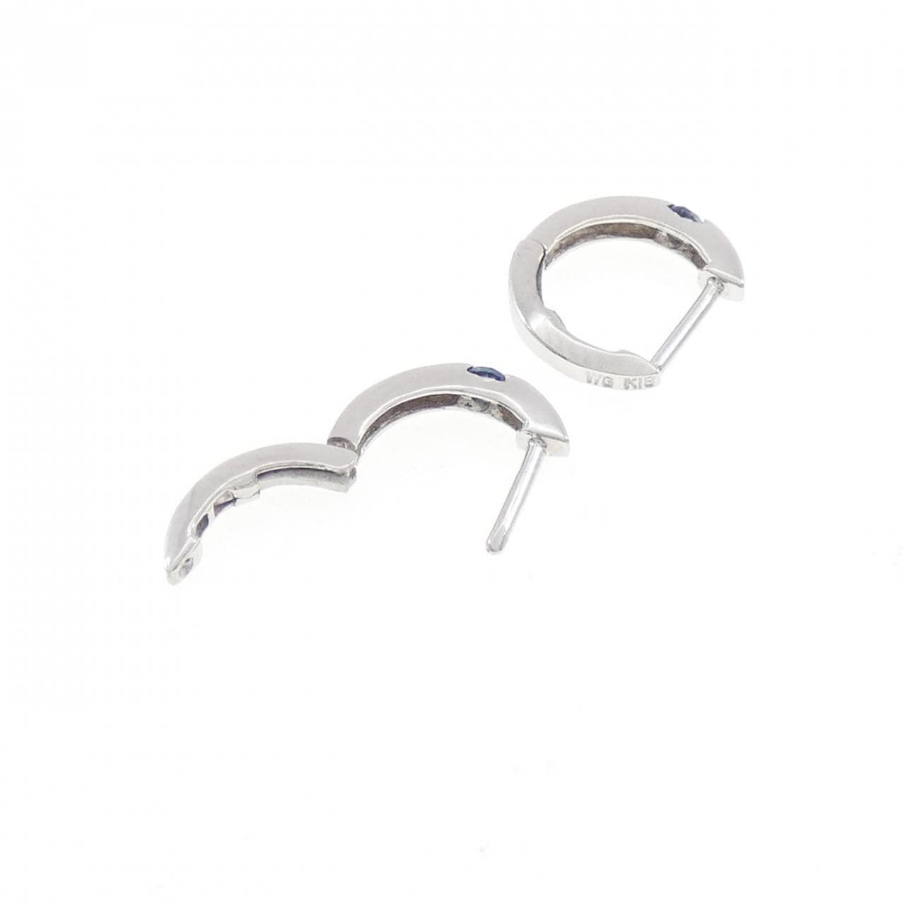 K18WG サファイヤ ピアス