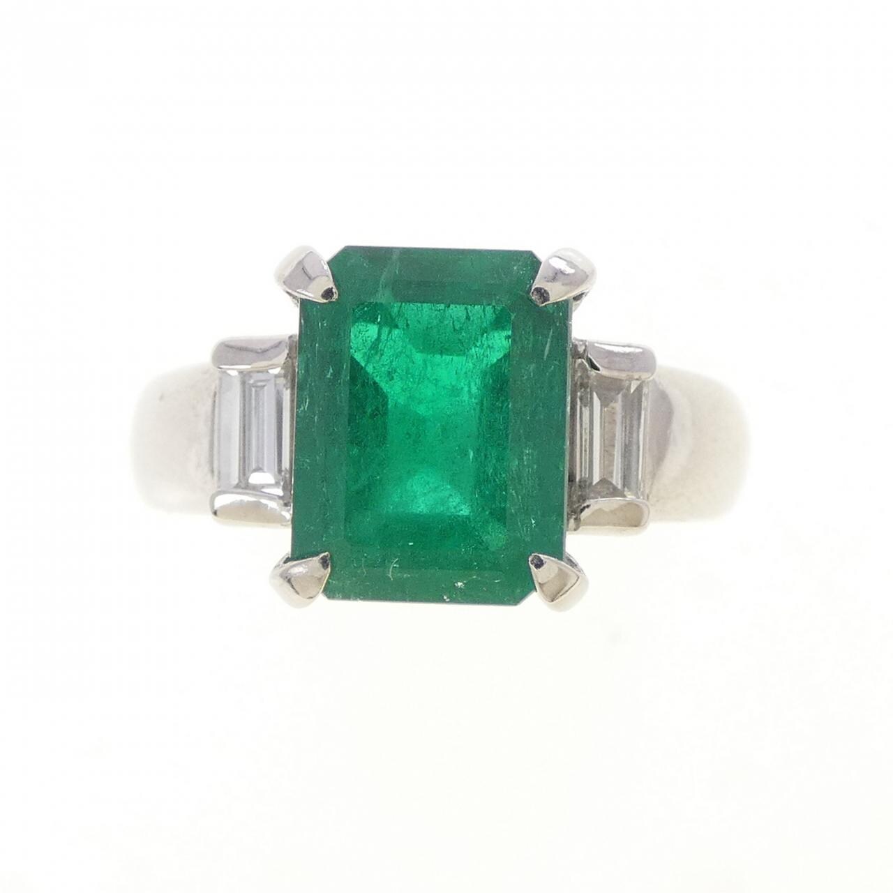 PT900 エメラルド リング 2.56CT