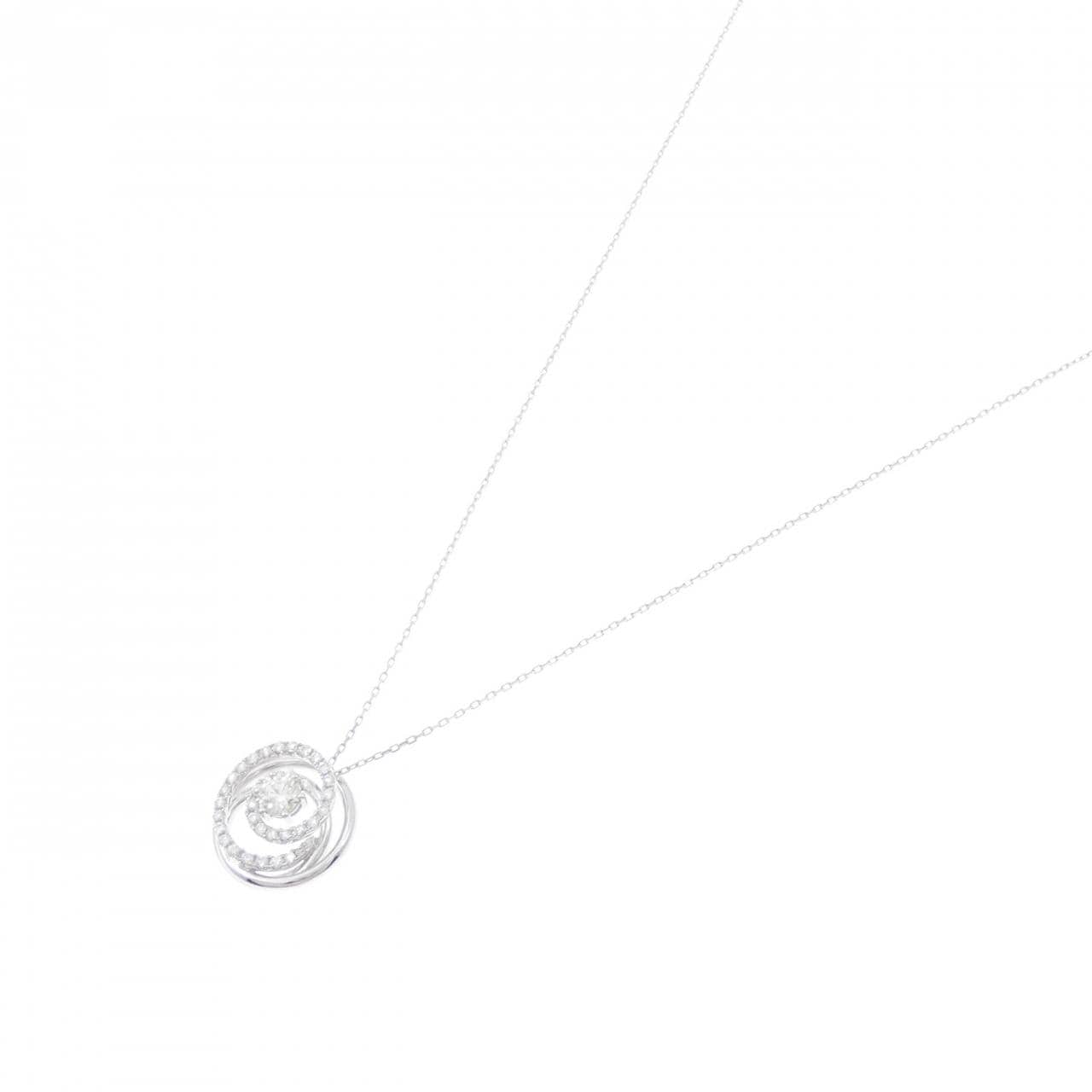 18KWG/K18WG ダイヤモンド ネックレス 0.50CT