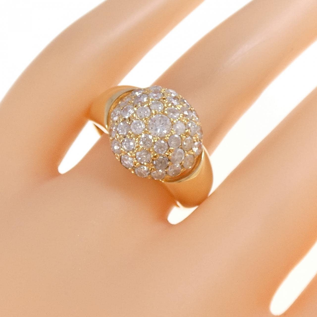 K18YG ダイヤモンド リング 1.50CT