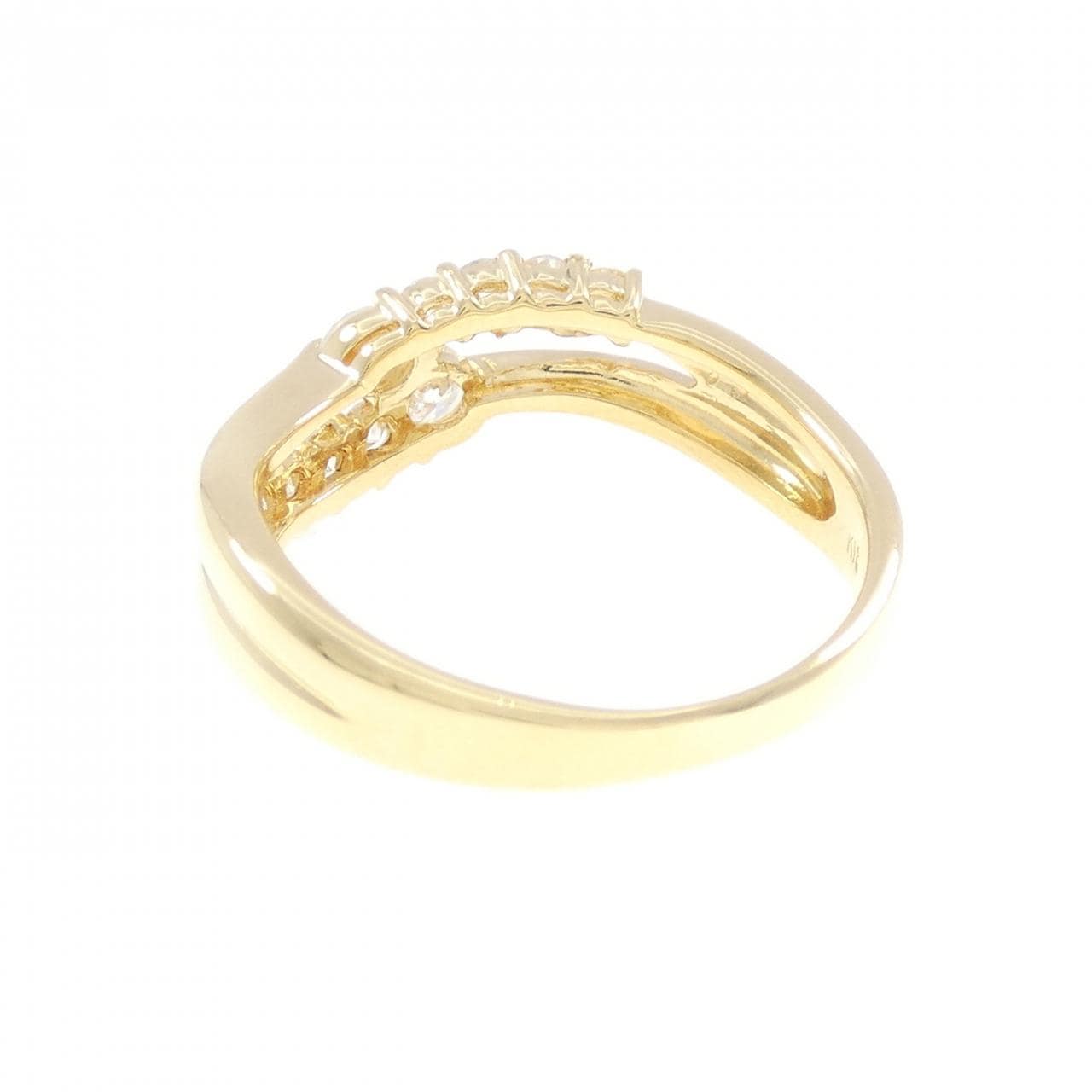 K18YG ダイヤモンド リング 0.52CT