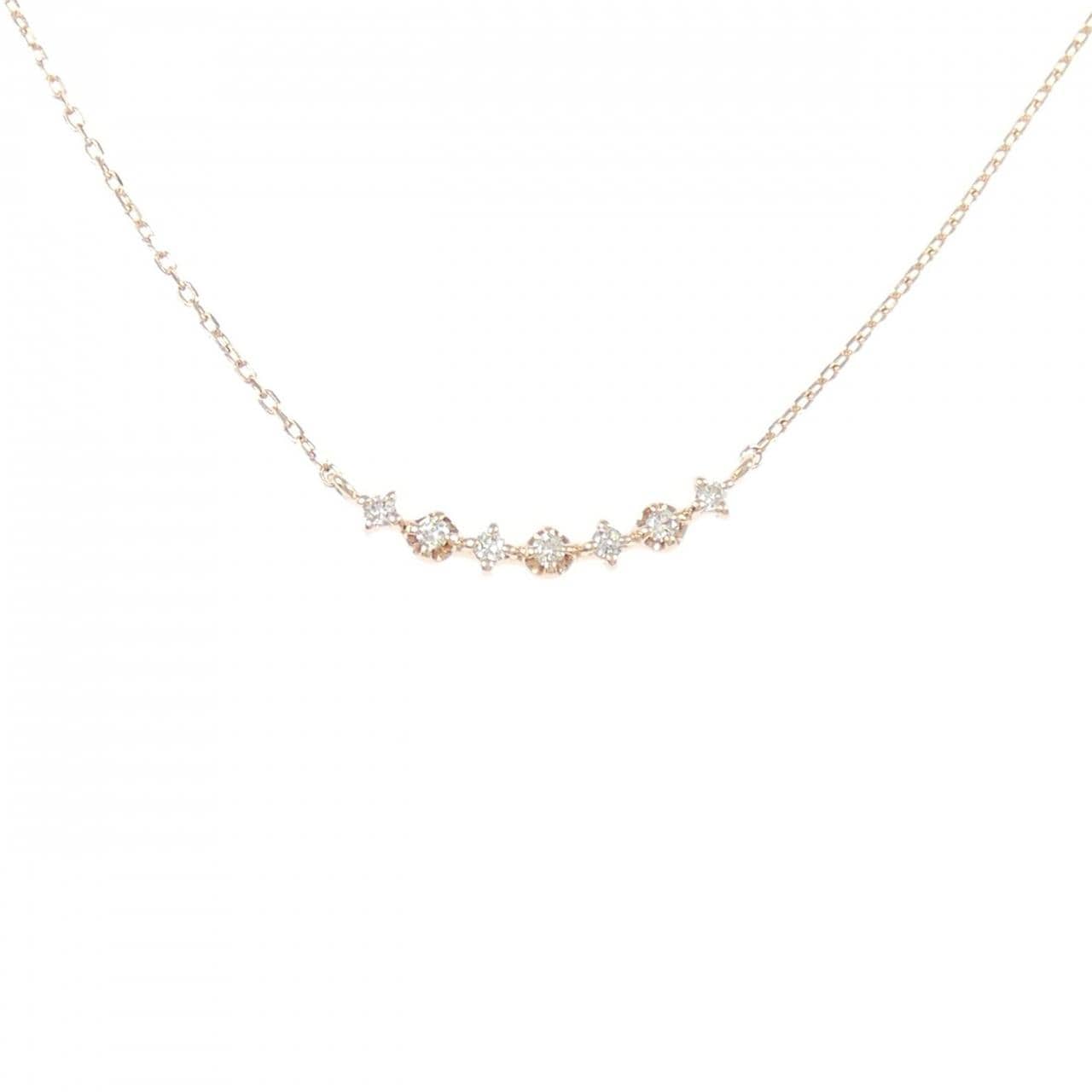 K10PG ダイヤモンド ネックレス 0.04CT