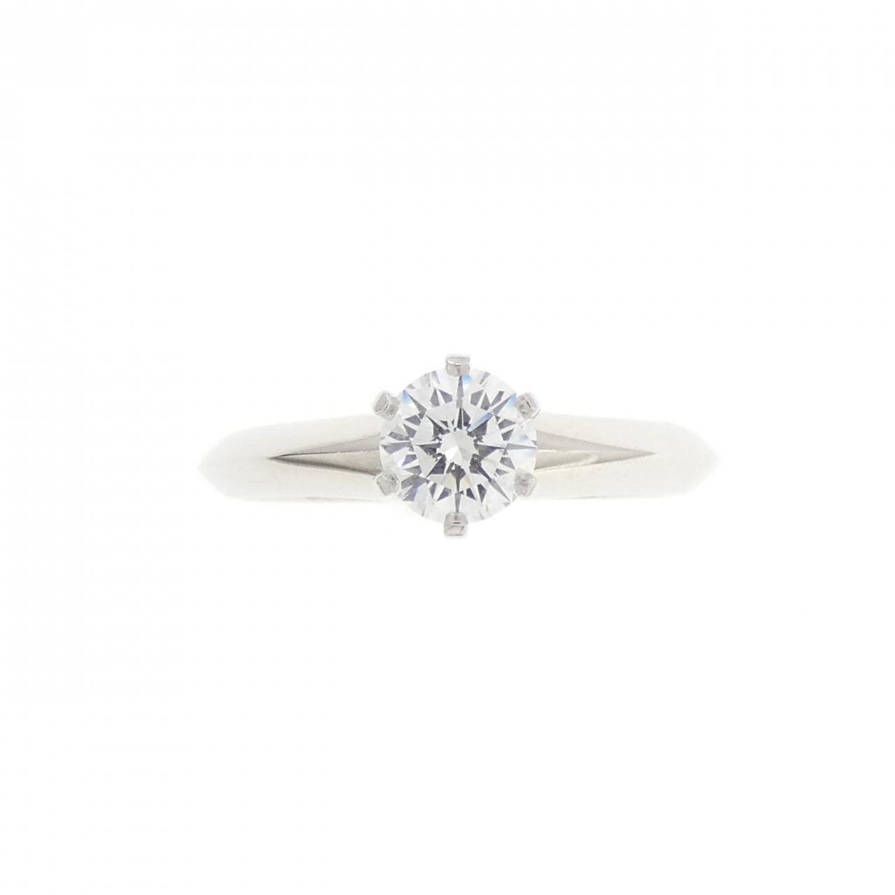 ティファニー クラシックソリティア リング 0.39CT D IF