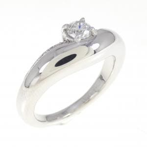 K18WG ダイヤモンド リング 0.24CT