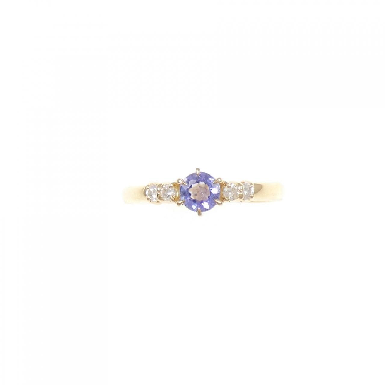 K18YG Tanzanite ring