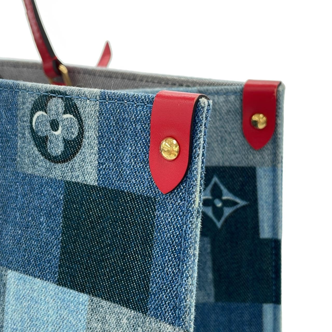 ルイヴィトン デニム モノグラム オンザゴー GM M44992 バッグ