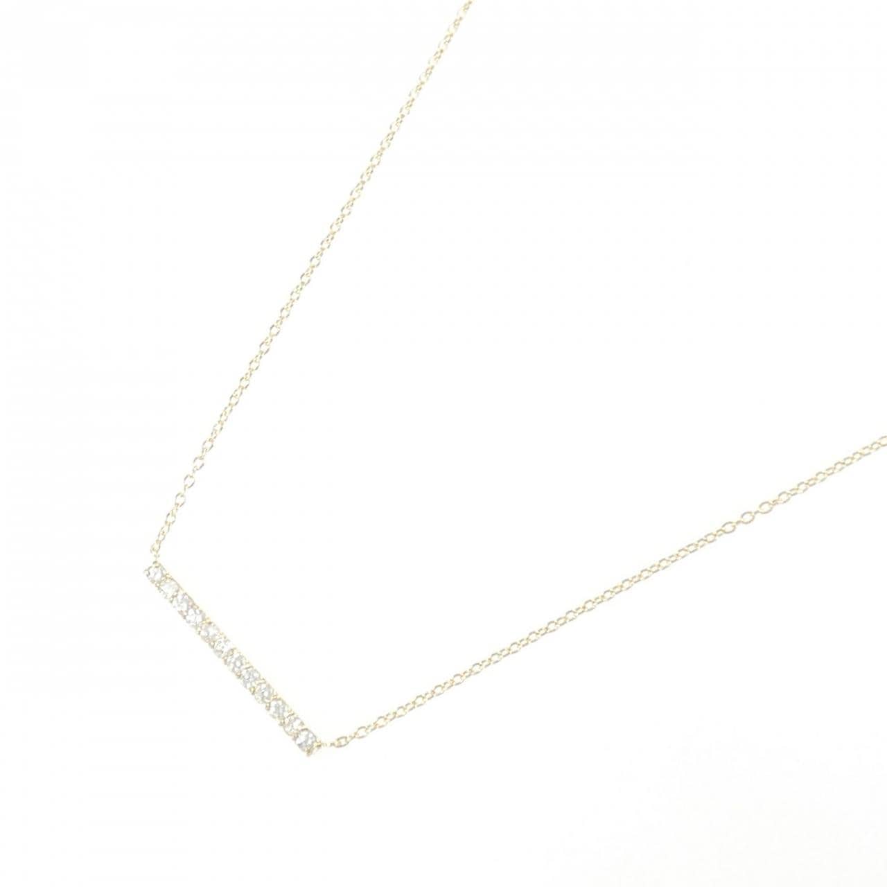【リメイク】K10YG ダイヤモンド ネックレス 0.20CT