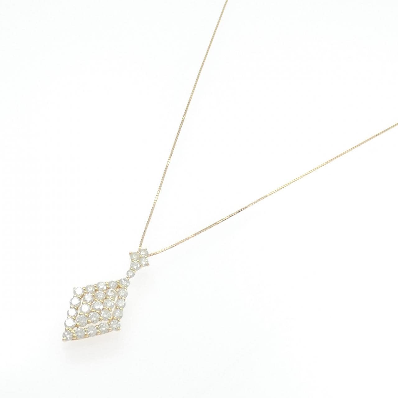K18YG ダイヤモンド ネックレス 2.00CT