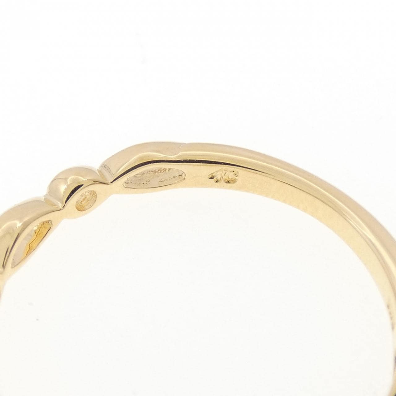 4゜C K18YG リング