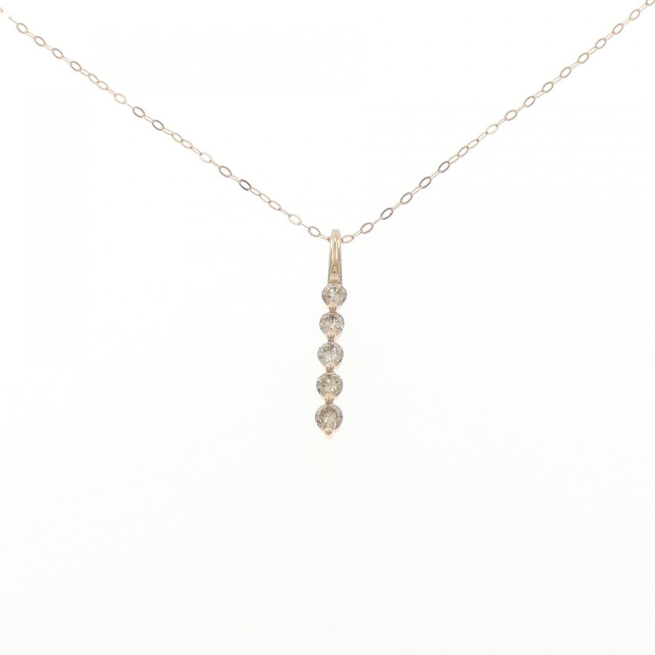 ジーエスティービー ダイヤモンド ネックレス 0.30CT