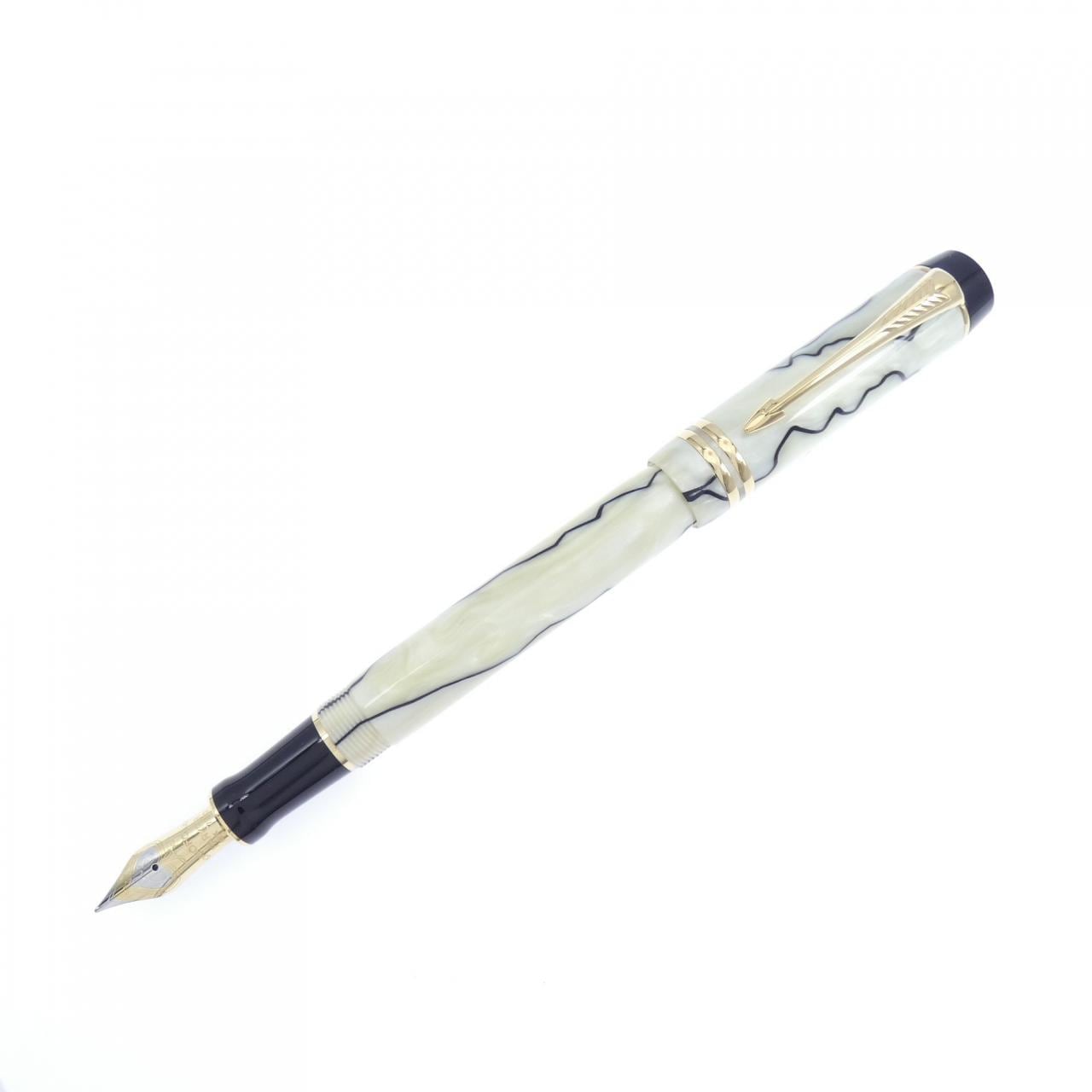 パーカー デュオフォールドパール&ブラックセンテニアル 万年筆