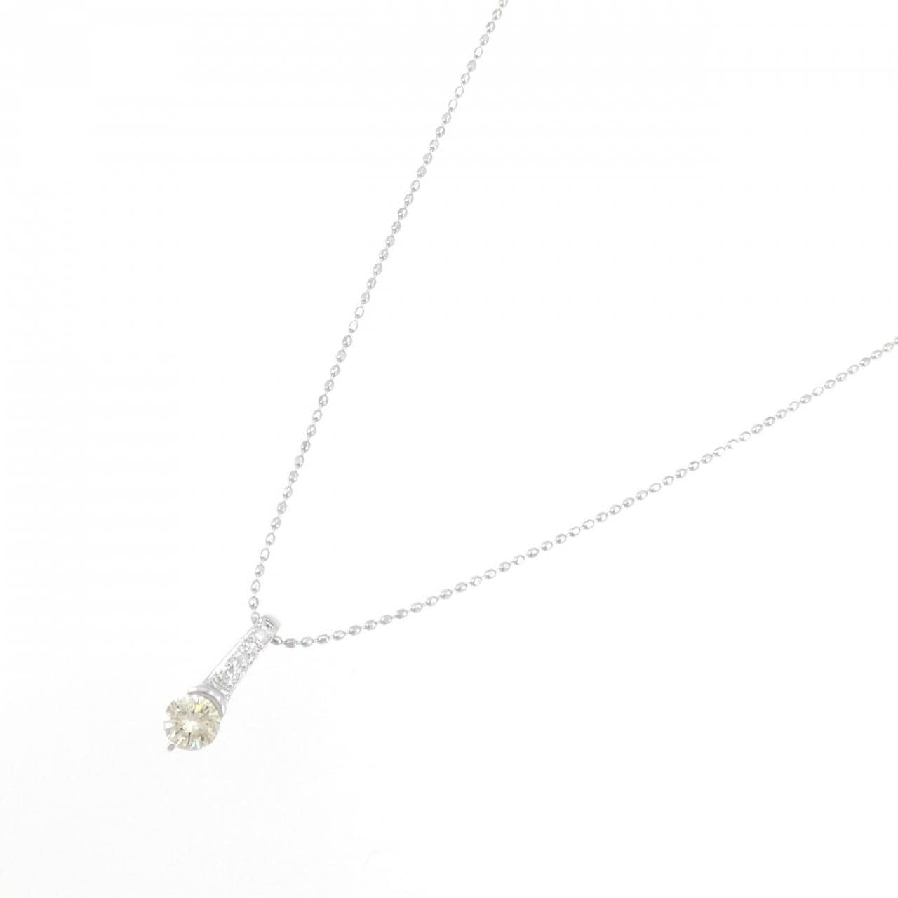 K18WG ダイヤモンド ネックレス 0.30CT