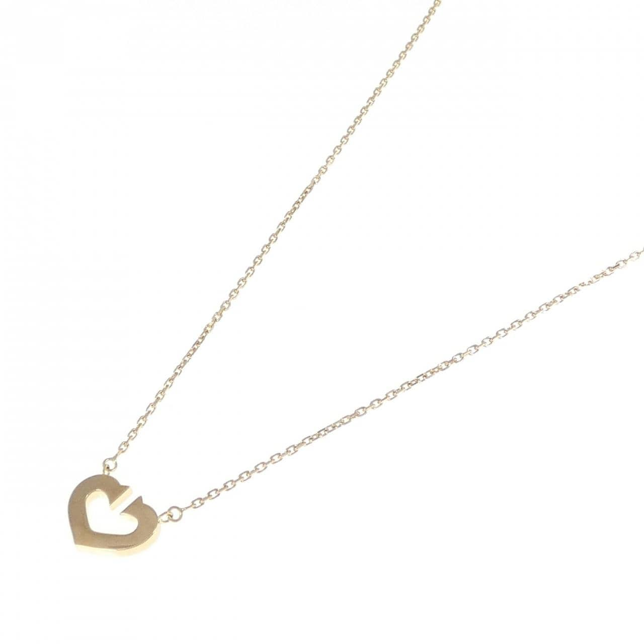 Cartier C heart necklace