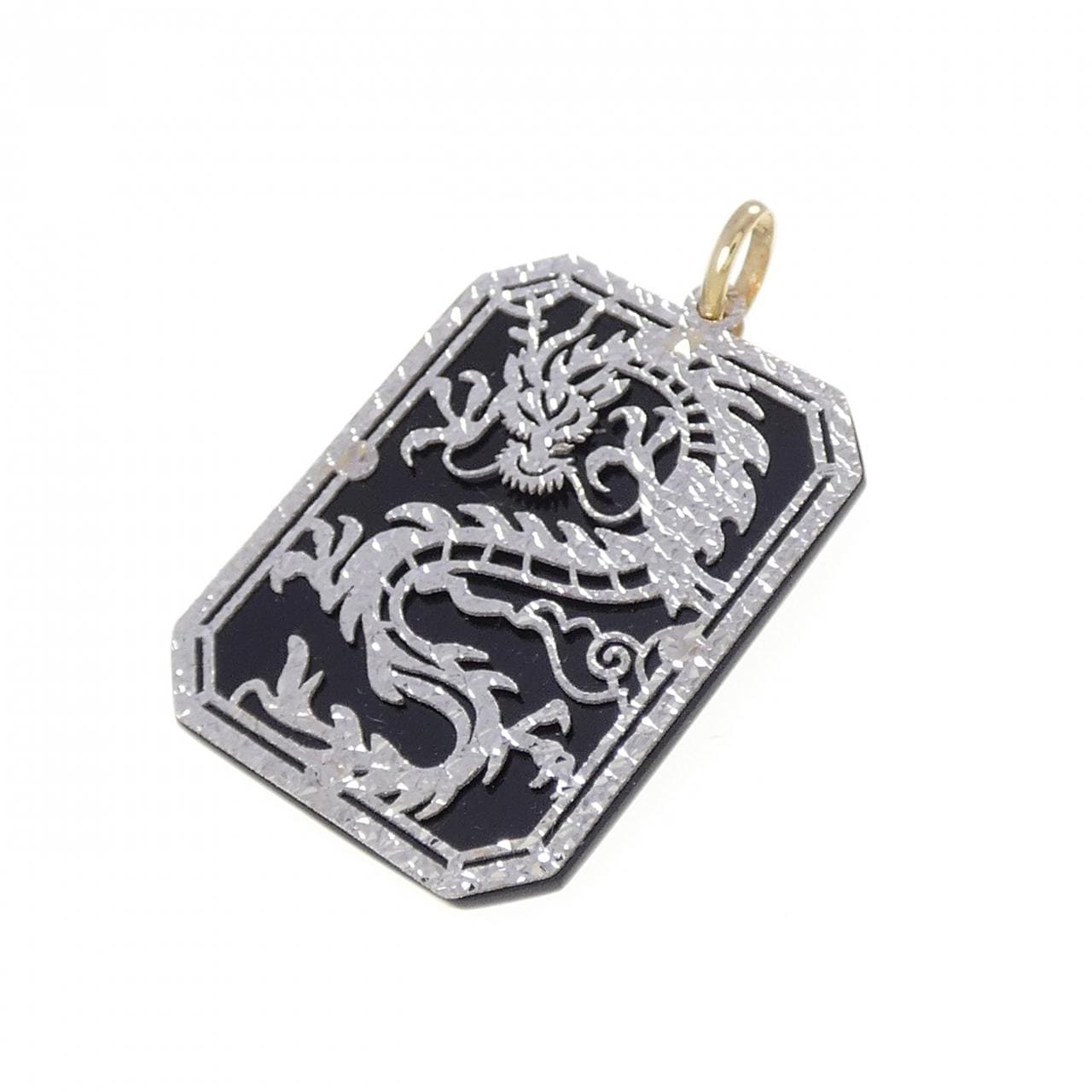 K18YG/K18WG オニキス ペンダント