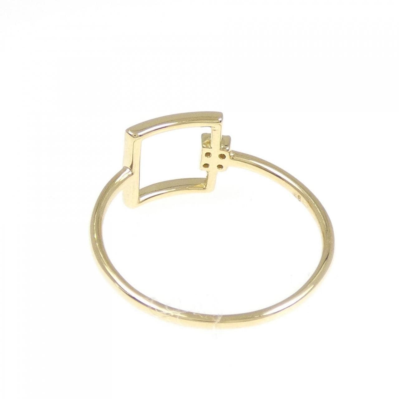 K18YG ダイヤモンド リング 0.02CT