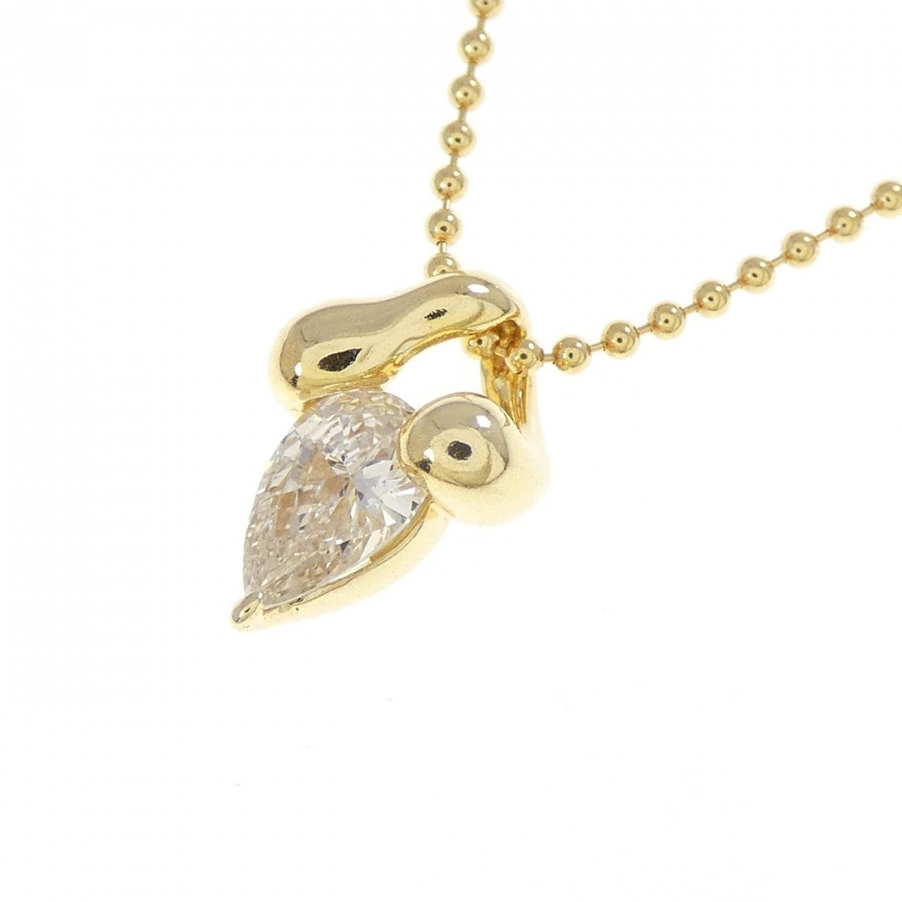 K18YG ダイヤモンド ネックレス 0.35CT