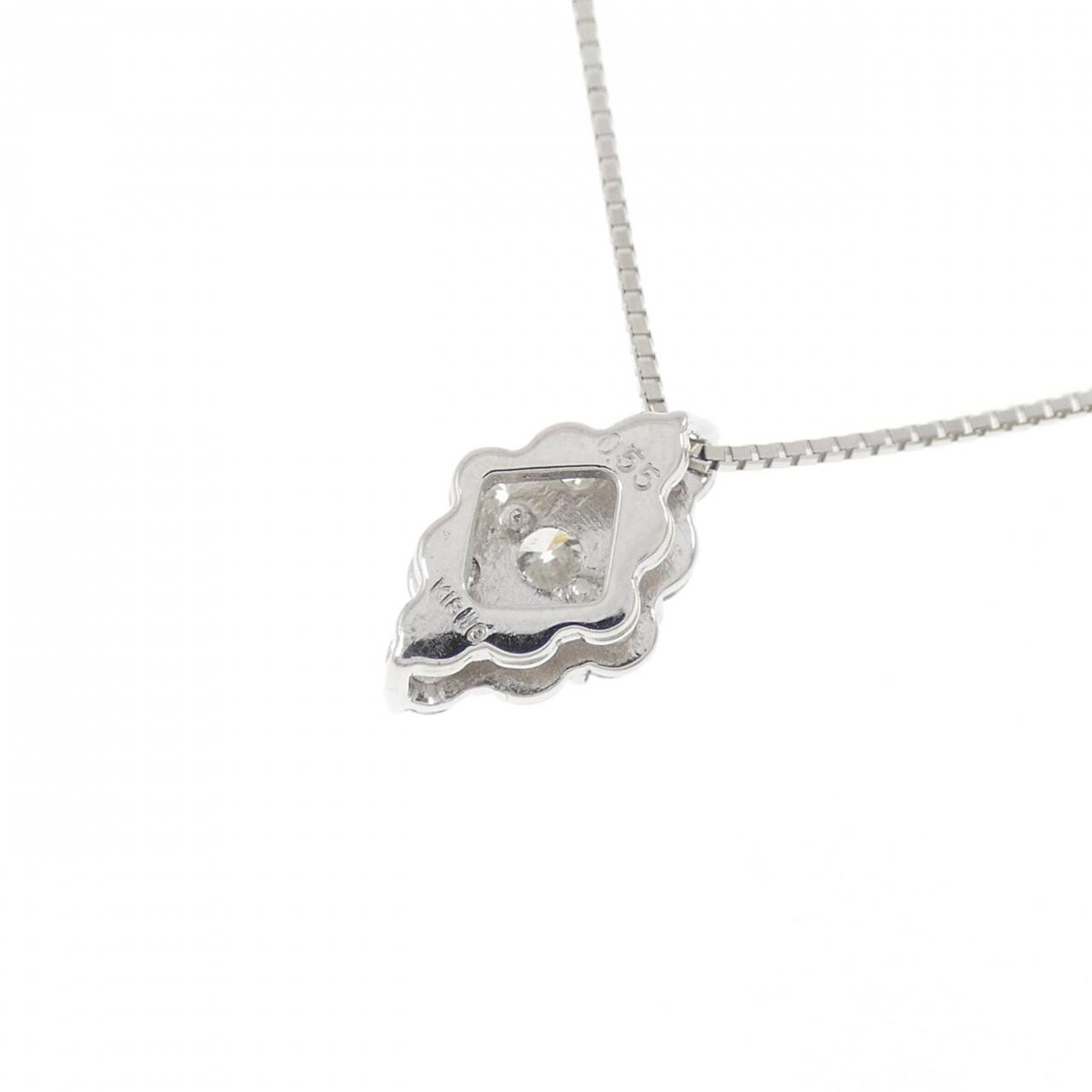 K18WG ダイヤモンド ネックレス 0.55CT