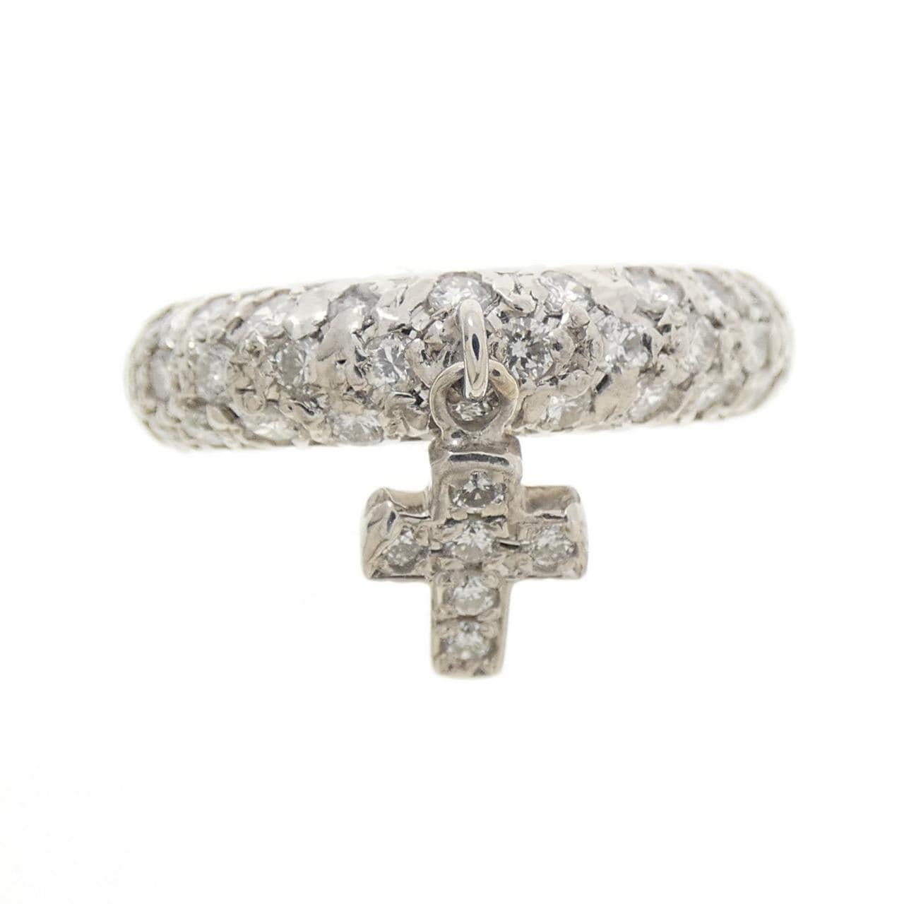 PT900 クロス ダイヤモンド リング 0.363CT