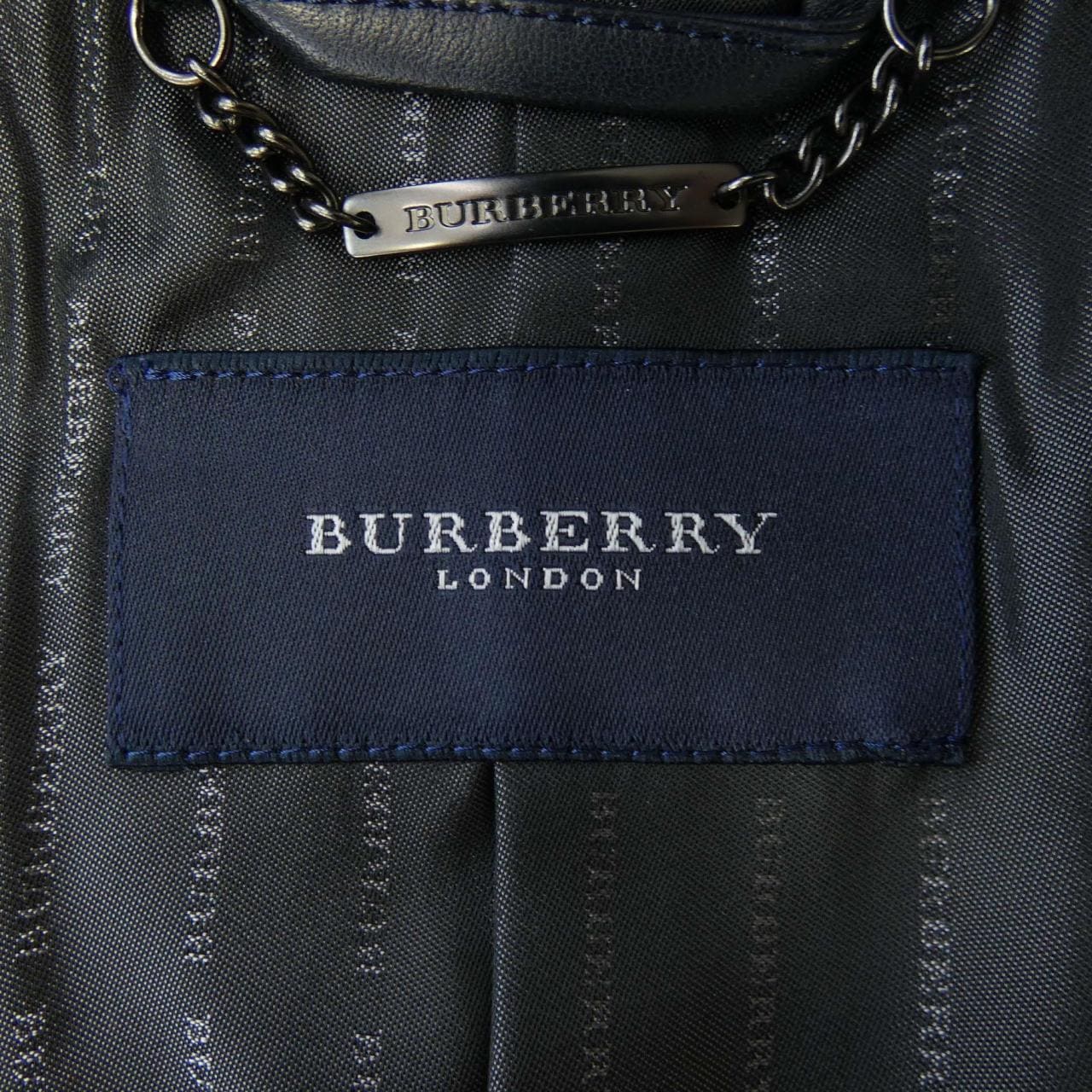 バーバリーロンドン BURBERRY LONDON レザーコート
