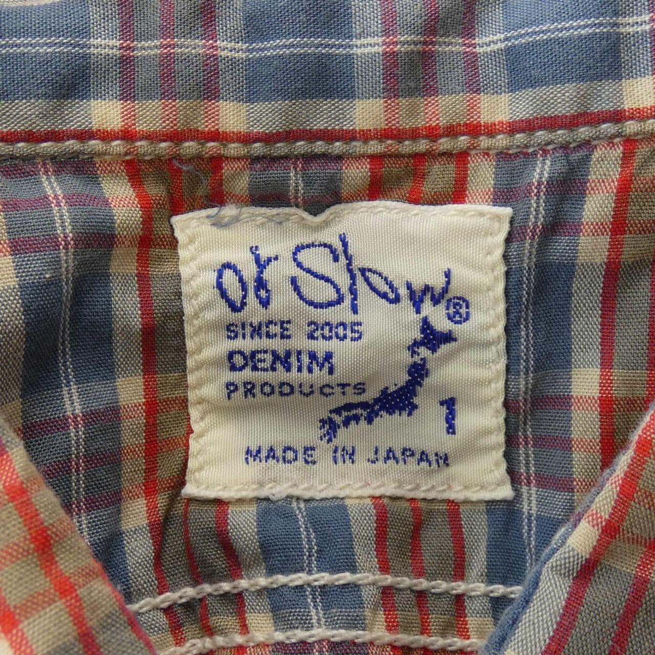 オアスロウ OR SLOW シャツ