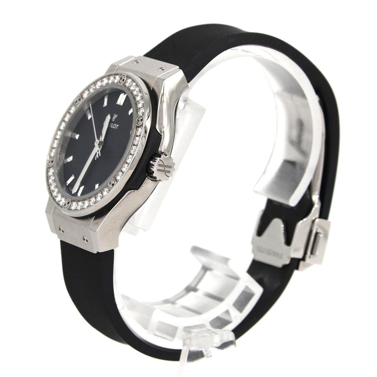 ウブロ クラシックフュージョンチタニウムダイヤモンド 581.NX.1171.RX.1104 TI クォーツ