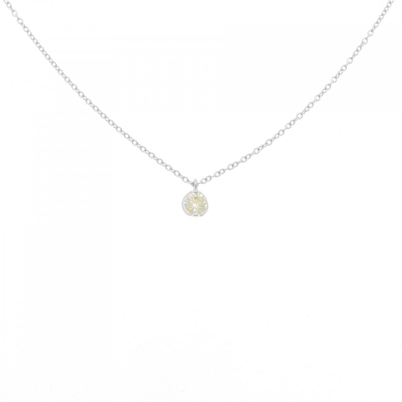 K10WG ダイヤモンド ネックレス 0.13CT