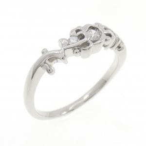 PT950 ダイヤモンド リング 0.10CT
